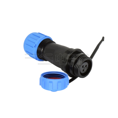 DP11系列 圆形航空插头 3芯电缆对接母插座 电缆直径4-6.5mm